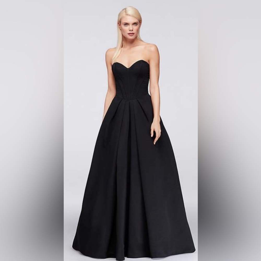 Truly By Zac Posen Corset Ballgown Black